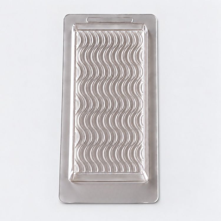 Molde ondulado de pvc para turron